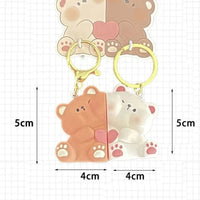 Bestie Bears Magnetic Keychains CLOUDANIMESTUDIO