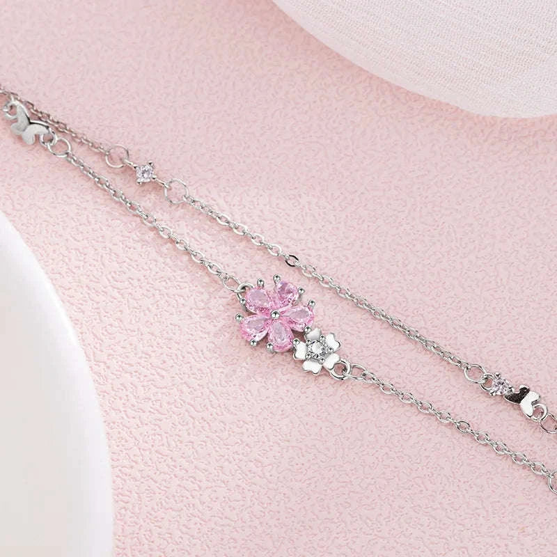 Sakura Cherry Blossom Bracelet CLOUDANIMESTUDIO