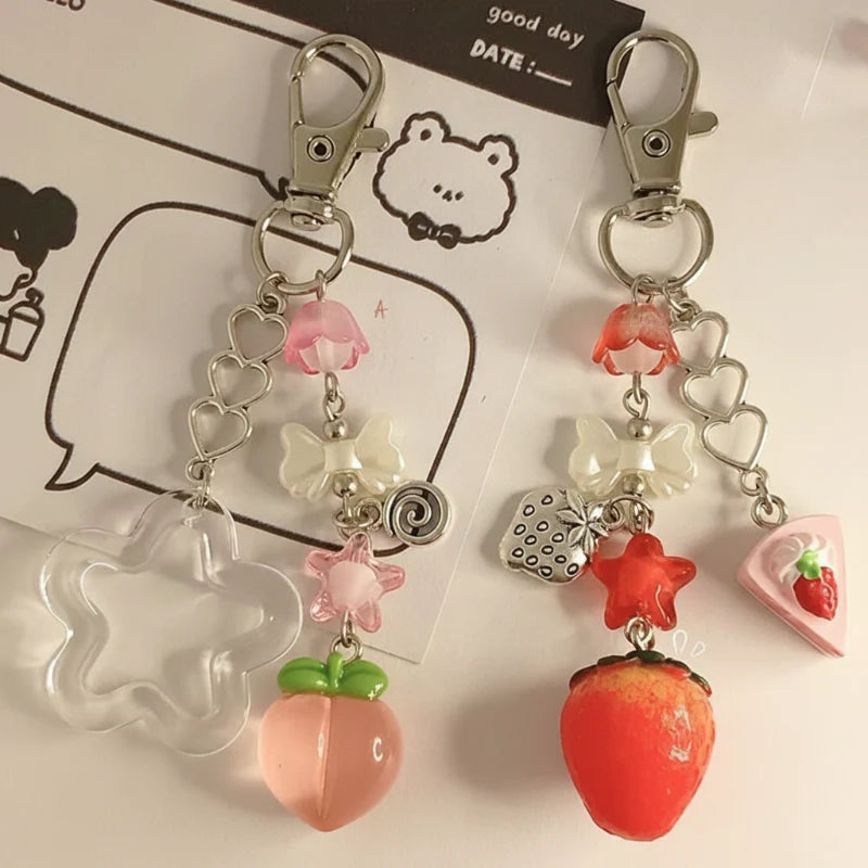 Kawaii Cute Fruits Keychains