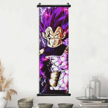 Dragon Ball Super Posters, Anime Wall Artwork Ultra Instinct Goku Vegeta Canvas Super Saiyan Hanging Scrolls Home Room Decor