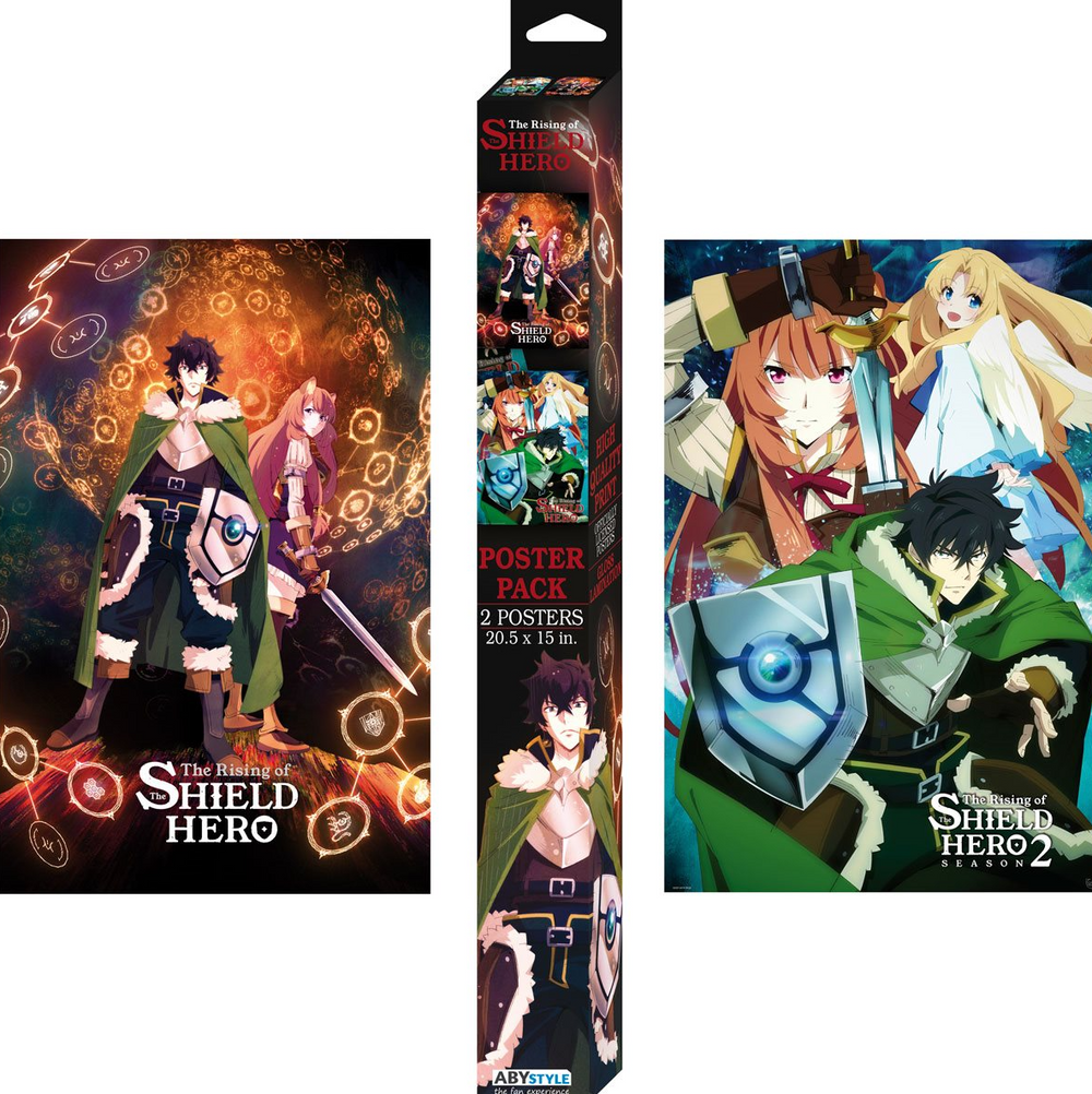 The Rising of the Shield Hero Boxed Poster Set