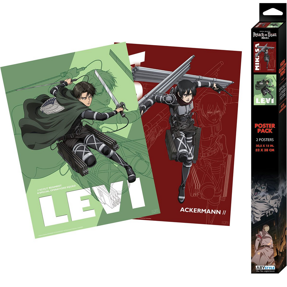 Attack on Titan Series 1 Boxed Poster Set