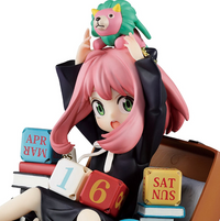 Spy x Family Anya Forger with Block Calendar Mission Start Version 1.5 Ichibansho Statue