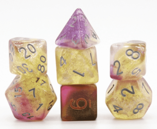 Dreamy Galaxy RPG Dice Set CLOUDANIMESTUDIO