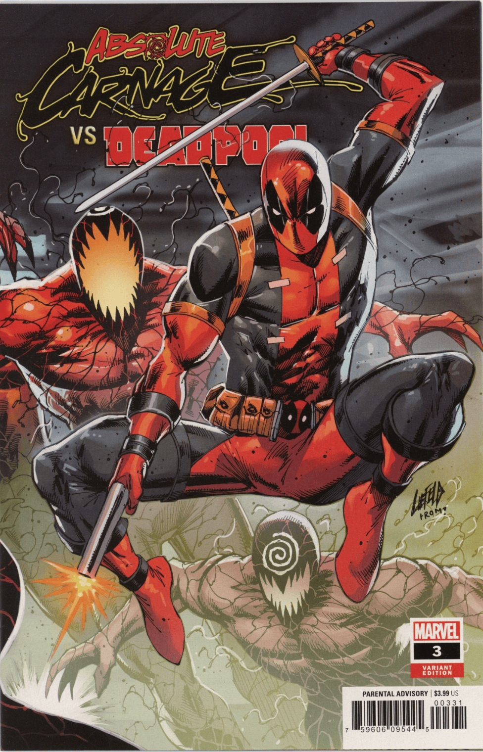 ABSOLUTE CARNAGE VS DEADPOOL #3 (OF 3) CONNECTING VAR AC (10/16/2019) CLOUDANIMESTUDIO