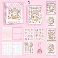 Kawaii Girl Summer Seaside Notebooks