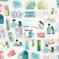 46Pcs/box Diary Stickers