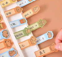 Capybara Bookmark Sticky Notes CLOUDANIMESTUDIO