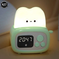 Toaster Alarm Clock Night Light CLOUDANIMESTUDIO