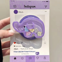 Cute Elephant Quicksand Phone Grip