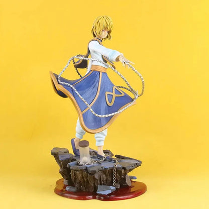 Kurapika Judgment Chains Anime Figure, Hunter x Hunter Figurines Model Statue Collectibles 33 cm