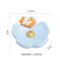 Sakura Animal Incense Holder