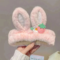 Strawberry Bunny Beauty Headbands CLOUDANIMESTUDIO