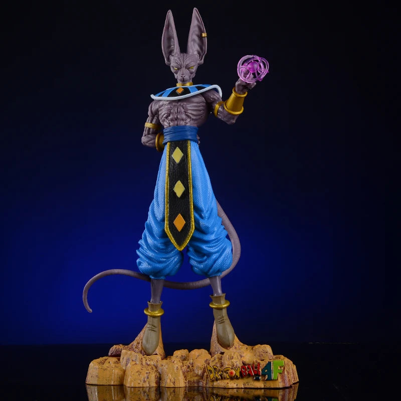 Beerus Anime Figure, Dragon Ball Super God of Destruction Action Figurines Statue 30 CM