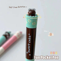 Kawaii Cupcake Cuties Gel Pens 4PCS CLOUDANIMESTUDIO
