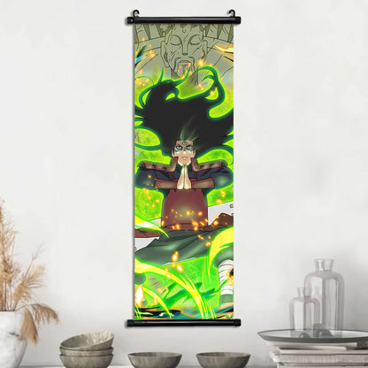 Hot NARUTO Shippuden Anime Scroll, Canvas Wall Art Hanging Posters, Konaha Leaf Ninjas and More