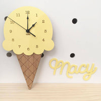 Ice Cream Cone Wall Clock