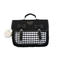 Gingham School Bag CLOUDANIMESTUDIO