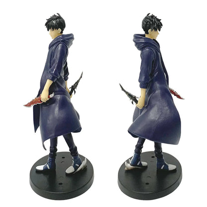 Sung Jinwoo Anime Figurines, Solo Leveling Shadow King Figures Two Variations 21 CM