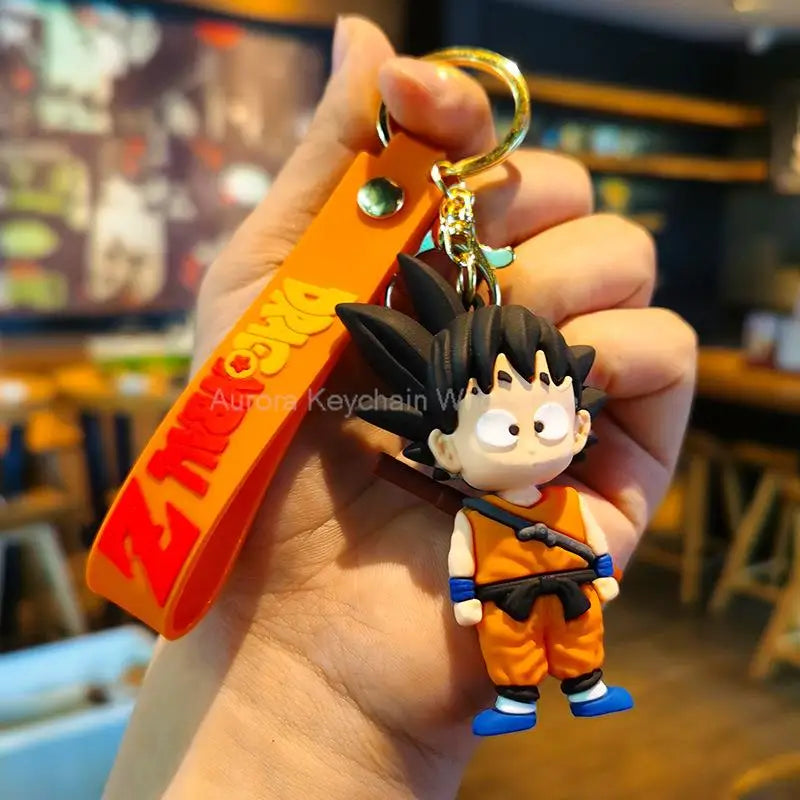Dragon Ball Z Key Chains Anime Series Car Pendant Keyring Kids Accessories Gifts