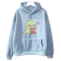 Rexy Loves Boba Tea Hoodie