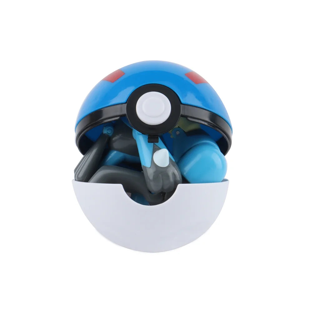 Pokemon Pokeball Anime Figures Toys, Pikachu Gengar Dragonite Snorlax Lapras Pocket Pokeball Toys - CloudAnimeStudio