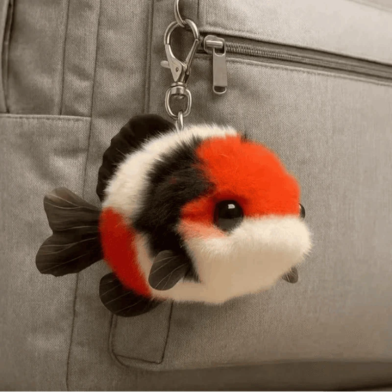 Kawaii Plush Koi Fish Keychain CLOUDANIMESTUDIO