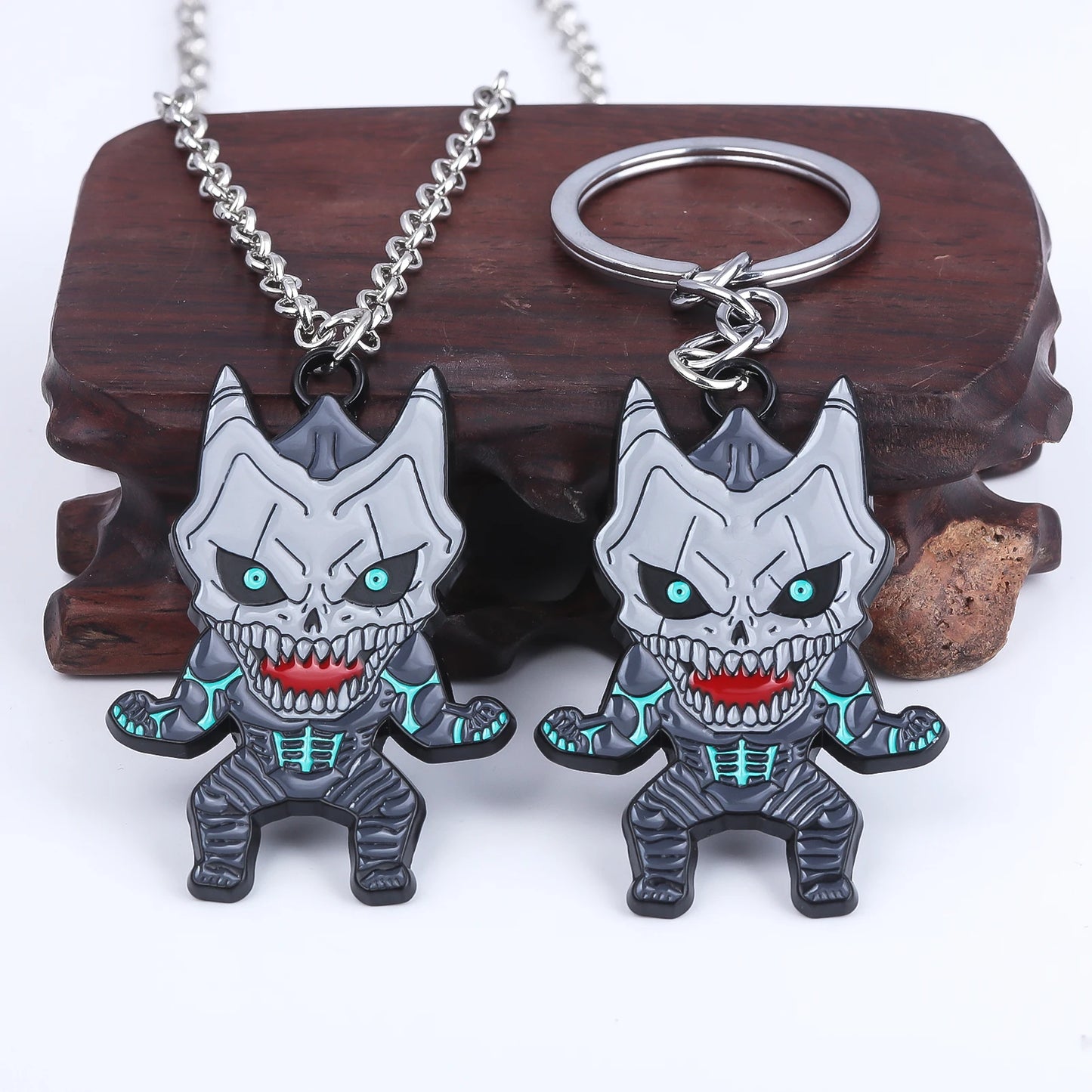 Kaiju No 8, Anime Keychain Necklace Fashion Kaiju No. 8 Metal Necklaces