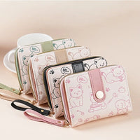 Kawaii Cat Print Wristlet