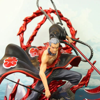 Hidan Anime Figure, Naruto Shippuden Akatsuki Evil God Form Jashin Large Toy Collections Gift 36 cm