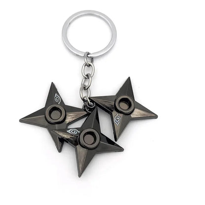 Naruto Shippuden Keychains Toy Kunai Shuriken Konoha Anime Key Chains Accessories Gift