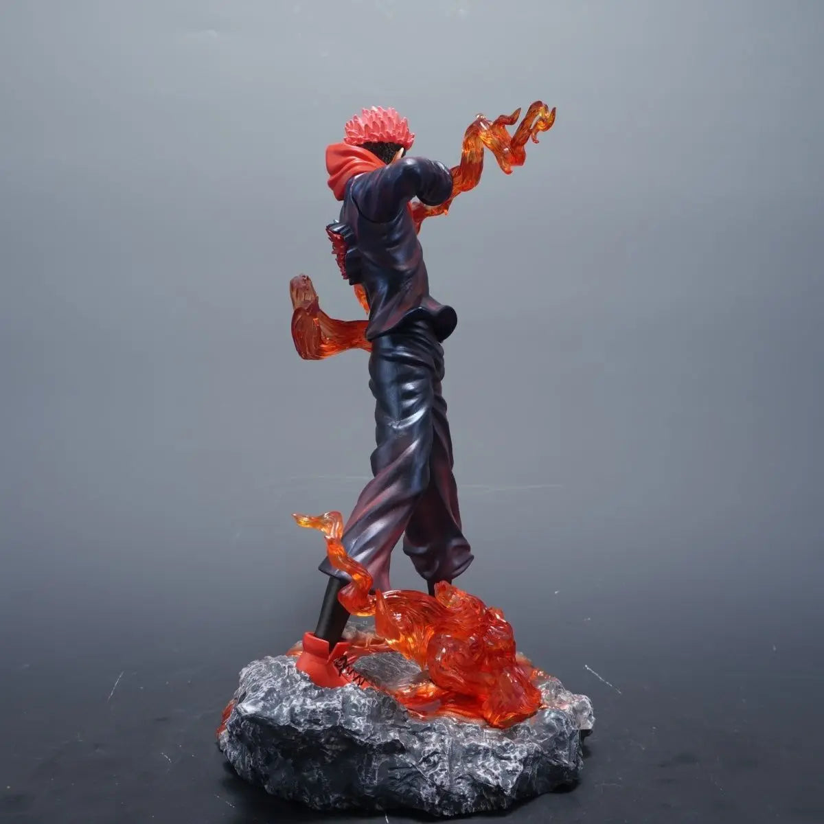 Ryomen Sukuna Anime Figure, Jujutsu Kaisen Kamino Divine Flame Arrow Action Figurines Statue 30 CM