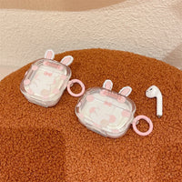 Bunny Ears Transparent AirPods Case
