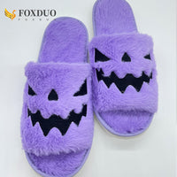 Halloween Pumpkin Slippers