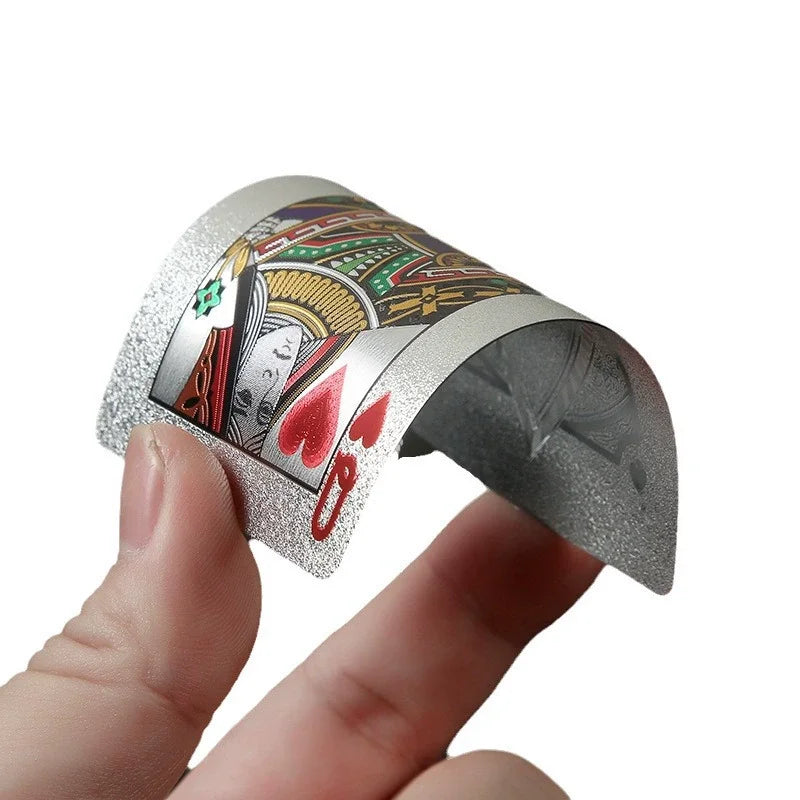 Rose Waterproof Poker Card, Durable Enhanced Design, Perfect for Game Nights, Parties & Family Fun ﻿