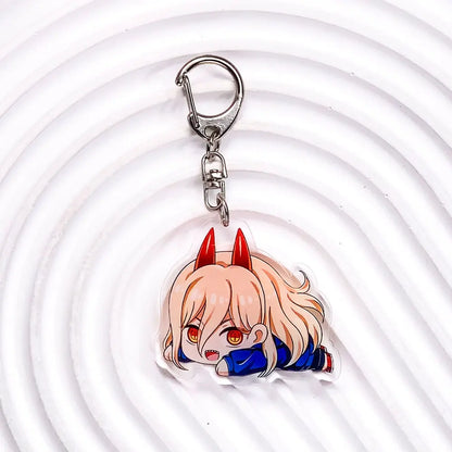 Chainsaw Man Keychains, Anime Key Chains Accessories Charm Pendant Keyring Gifts For Friends