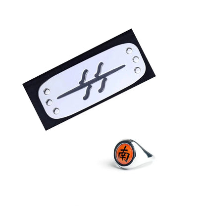 Naruto Shippuden Akatsuki Rings And Headbands Anime Cosplay Ring Accessories