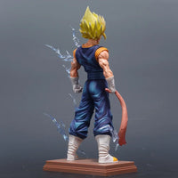 Vegito Super Saiyan Blue Gogeta 3 Heads 2 Bodies Action Figure, Dragon Ball Z Anime Figurines 32 CM
