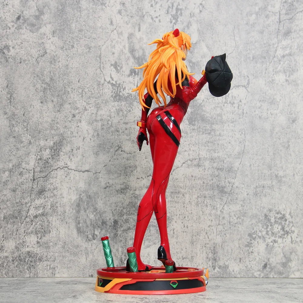 Gel Suit Mecha Asuka Figurine, Evangelical Warrior Neon Genesis Evangelion Anime Figures PVC 46 CM