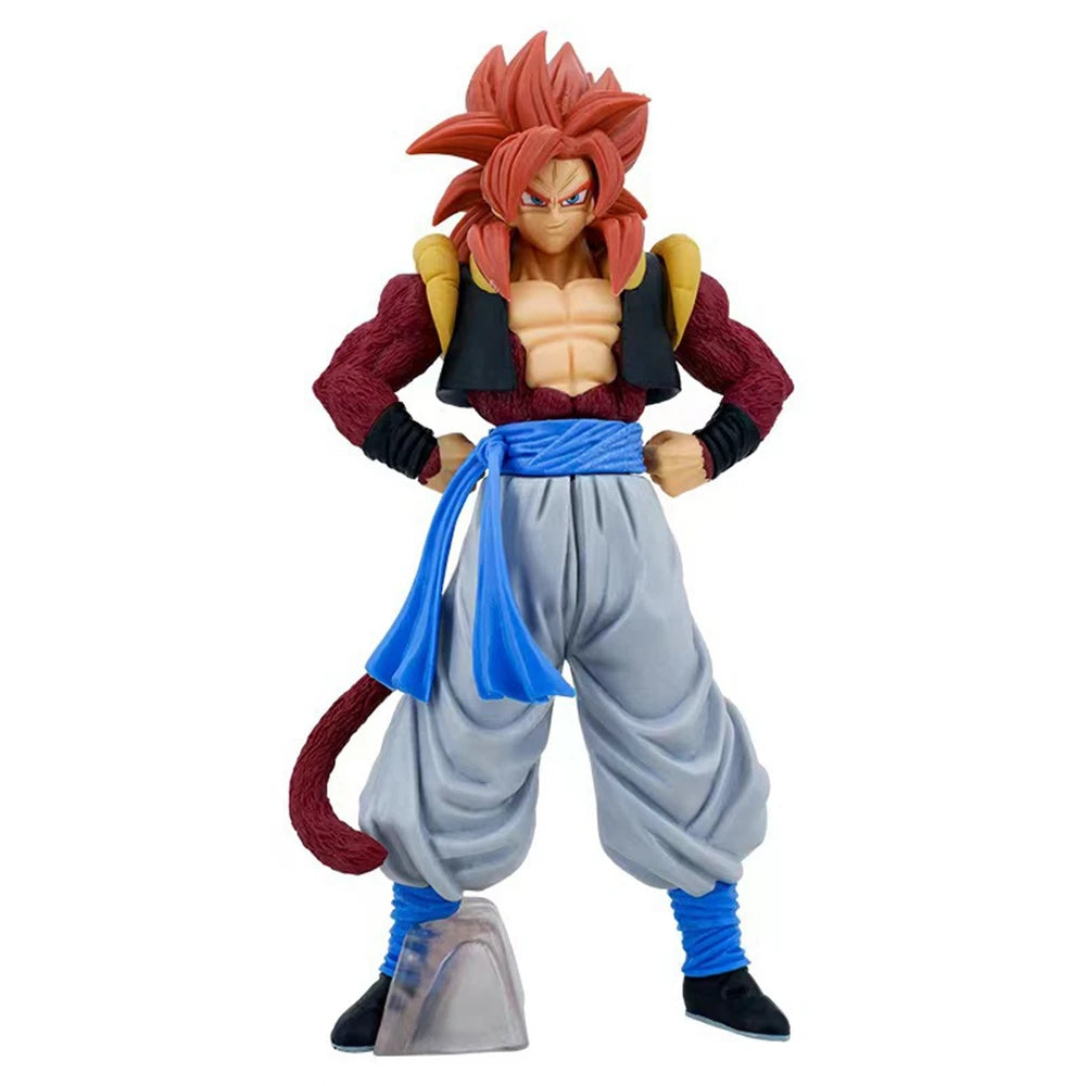 SSJ4 Gogeta Anime Figurine, Dragon Ball GT Super Saiyan Action Figures PVC 27 CM