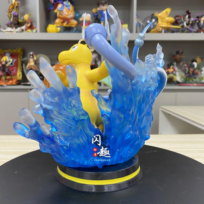 Pokemon Evolution LED Anime Figures, PVC Statue Model Toy Collections 20-35cm