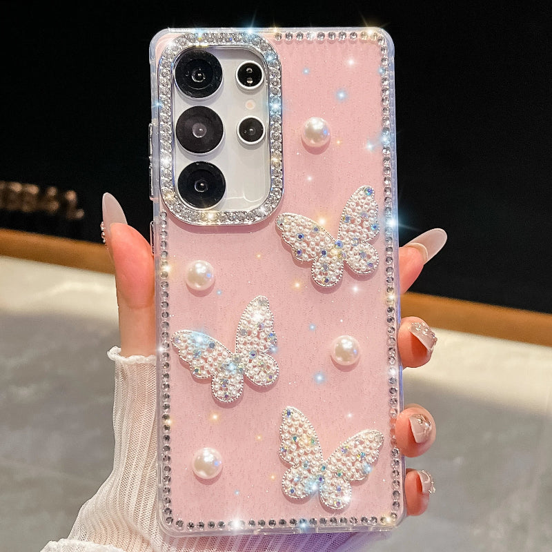 Coquette Pearls & Butterflies Samsung Phone Case