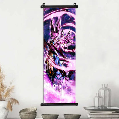 Dragon Ball Super Posters, Anime Wall Artwork Ultra Instinct Goku Vegeta Canvas Super Saiyan Hanging Scrolls Home Room Decor