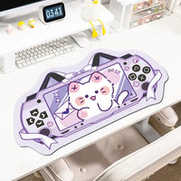 Kawaii Neko Gaming Desk Pad