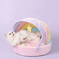 Pastel Rainbow Cat Bed CLOUDANIMESTUDIO