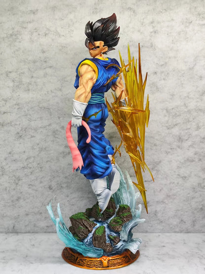 Super Saiyan Blue Vegito LED Anime Figure, Dragon Ball Z Anime Figures 3 or 4 heads PVC Statue