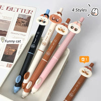 Cute Sassy Cat Pens 4pcs