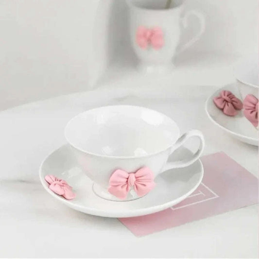 Coquette Tea Party Coffee Cups and Mugs CLOUDANIMESTUDIO