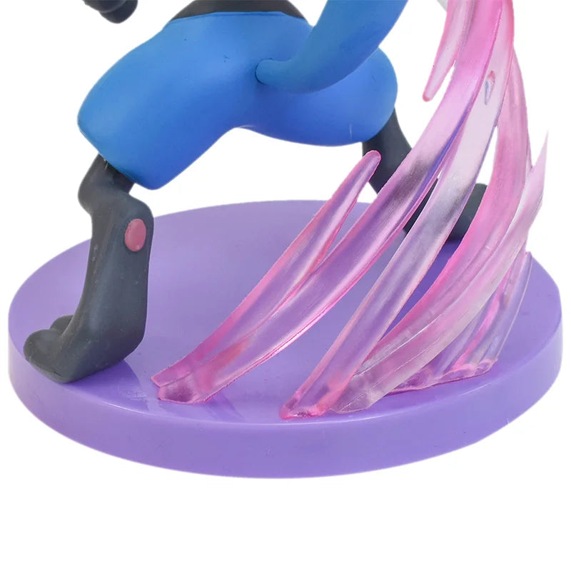 Lucario Anime Figure, Pokemon Figurines Riolu Action Model Doll Anime PVC Figure Statue 13 CM