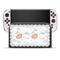 Kawaii Bear and Kitties Tea Party Switch Case NS2